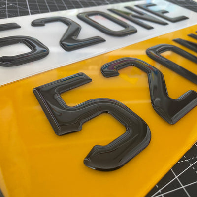 3D Number Plates Bristol