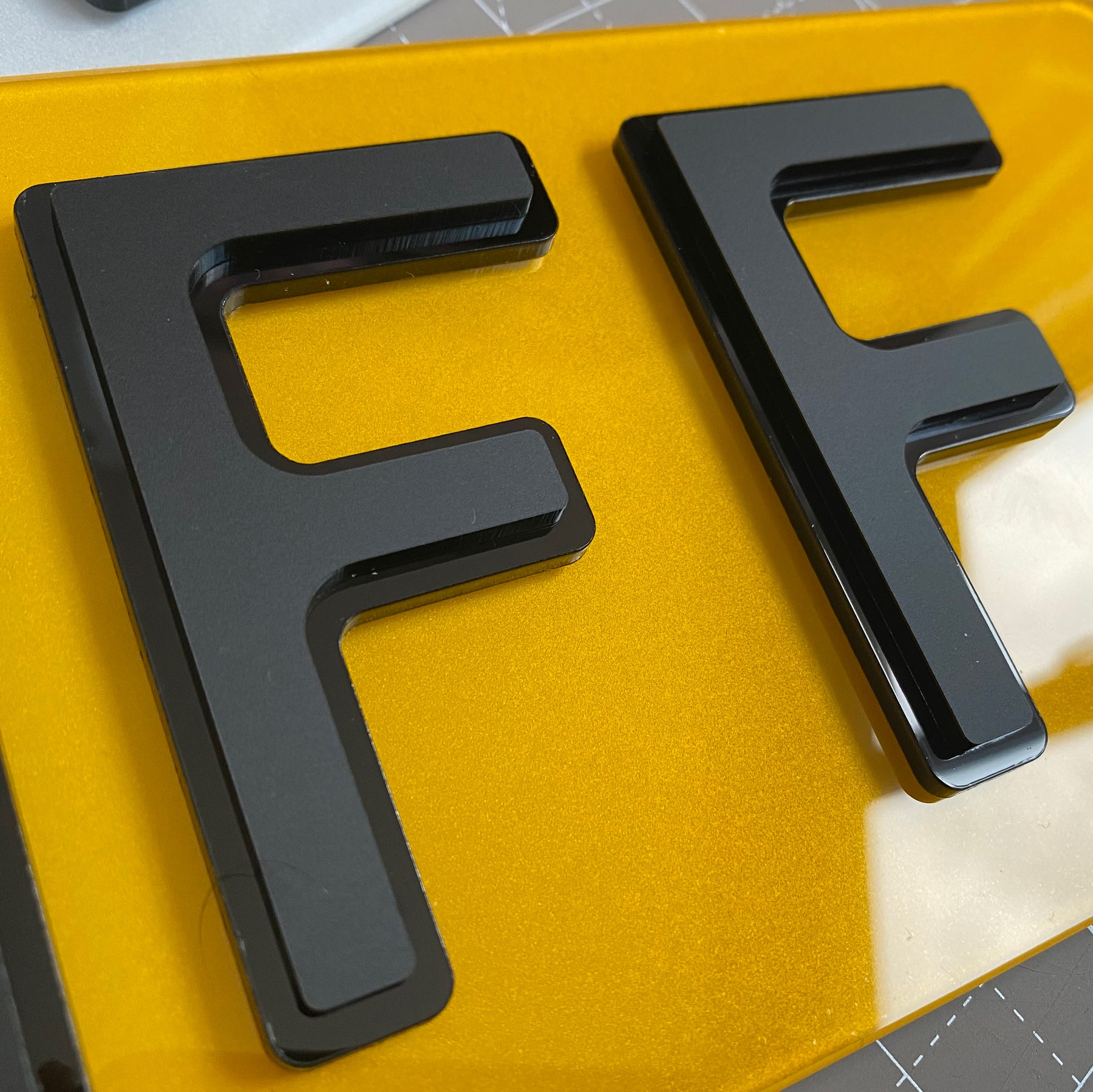 Shadow Numbe Rplates 4D Shadow Number Plates | Vivid Plates