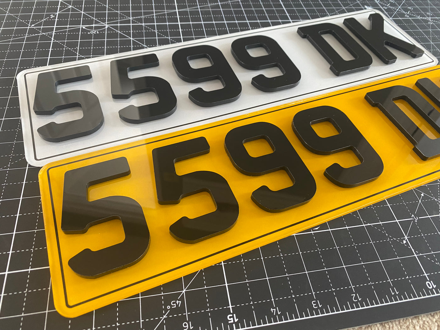 4D Show Number Plates