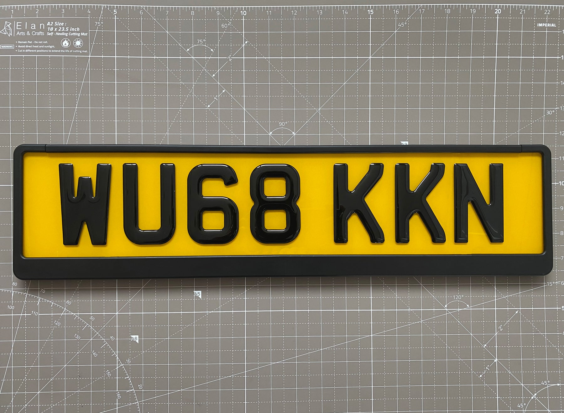 Pvc Number Plate Number Plate Holders | Vivid Plates